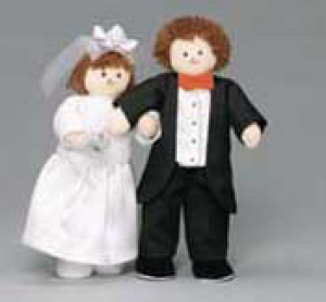 Bride and Groom White