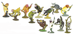 Monkeys and Lemurs-6 Asst