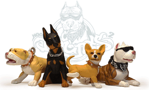 Hood Hounds-Set of 4