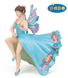 Papo Blue Sidesaddle Riding Elf