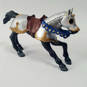Papo Armored Horse-Blue