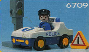 Playmobil Police Car W/Officer