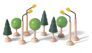Wooden Trees & Lights