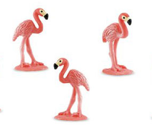 Safari Mini Flamingos 3 pack